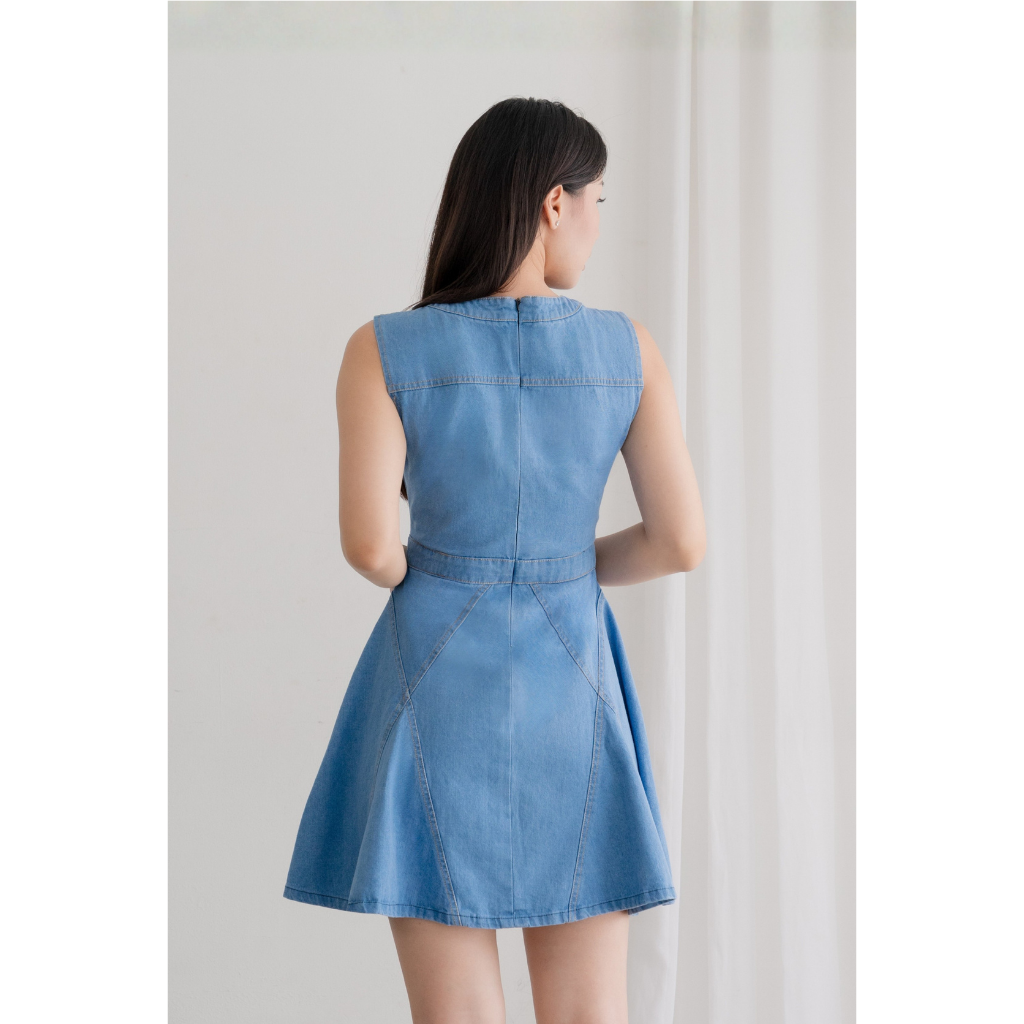 Ayaco Meovv Denim Mini Dress