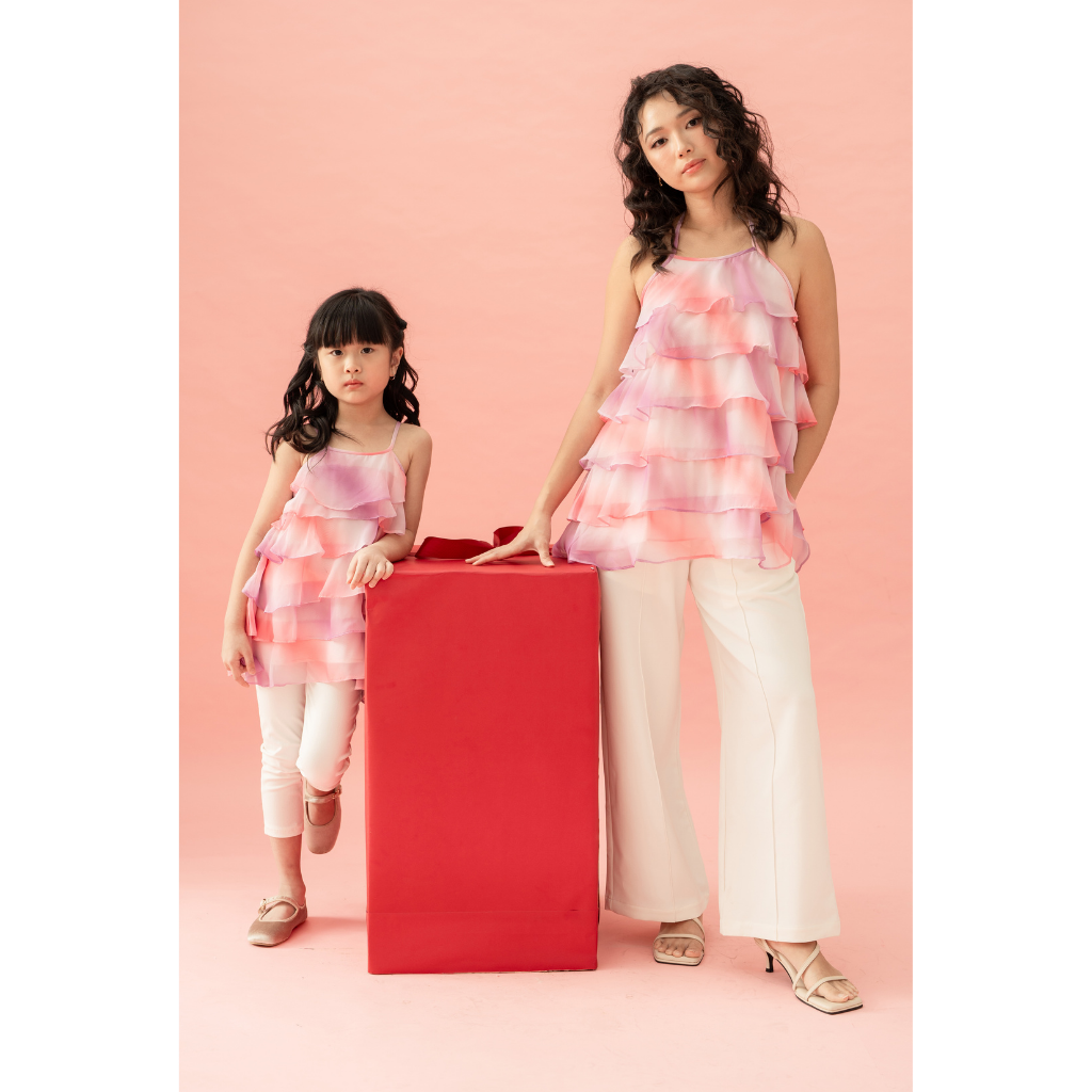 Ayaco Eun Yul Ruffle Tiered Set