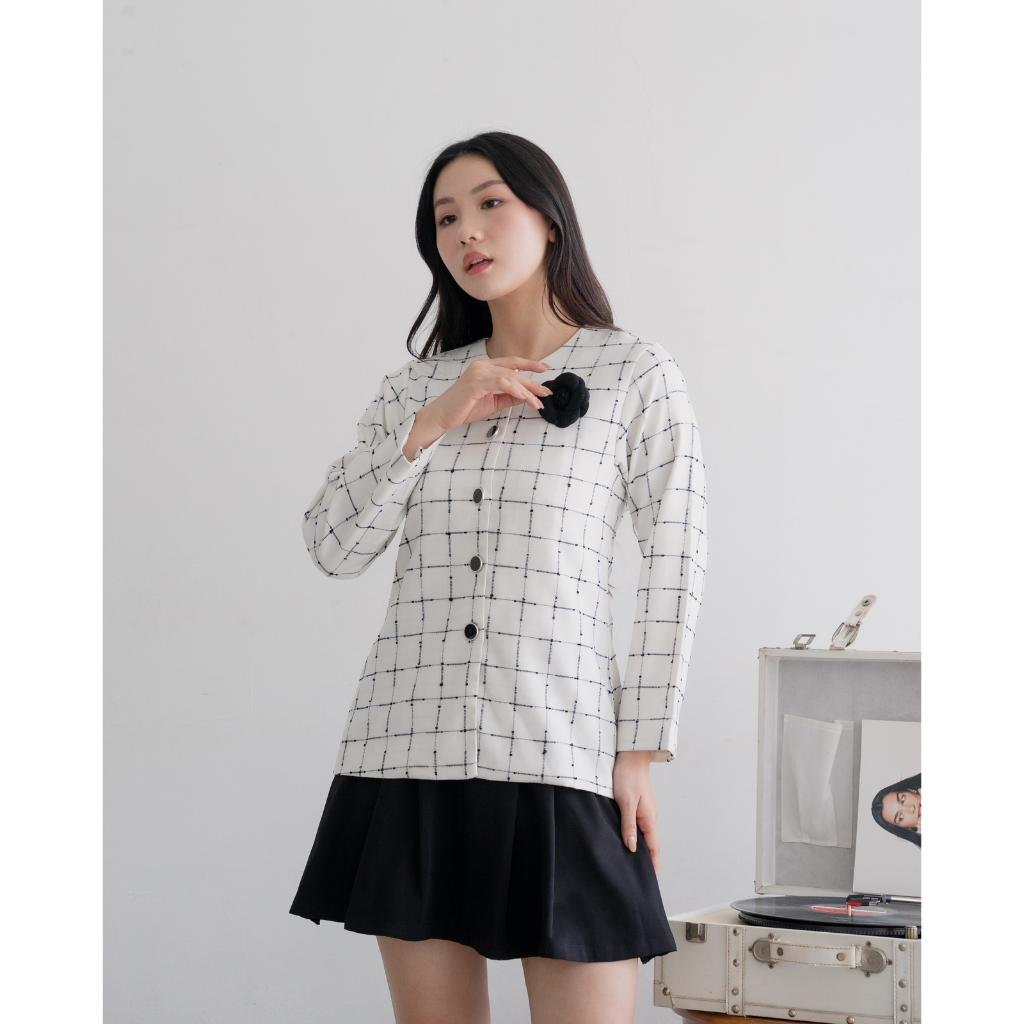 Ayaco Tara plaid outer