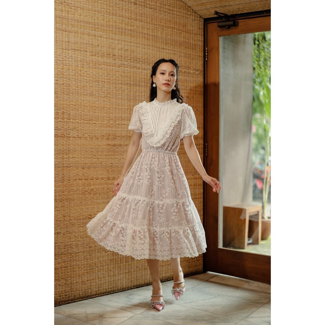 Bundle Byeol Lace Dress + Mini Byeol Lace Dress