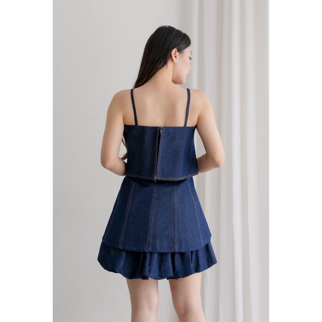 Ayaco Itzy Denim Top & Skirt (Balloon Skirt)
