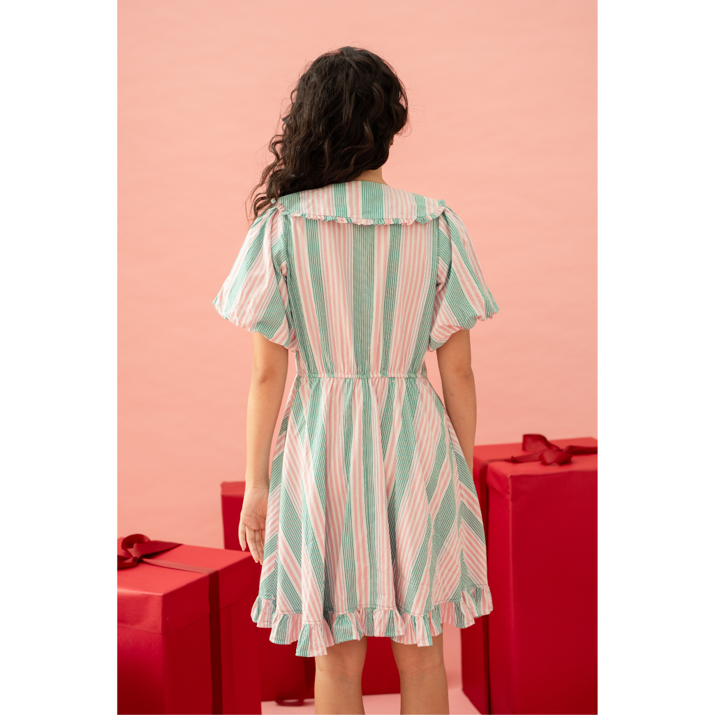 Ayaco Woo Hee Stripes Dress
