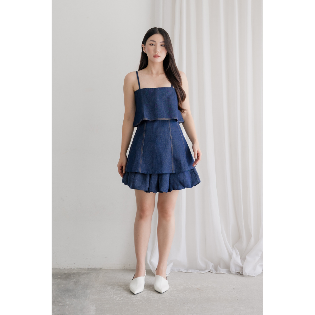 Ayaco Itzy Denim Top & Skirt (Balloon Skirt)