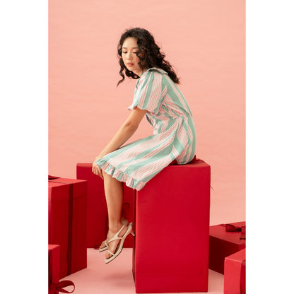 Ayaco Woo Hee Stripes Dress