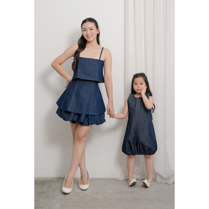 Ayaco Mini Itzy Denim Dress (Size 2- Size 6)
