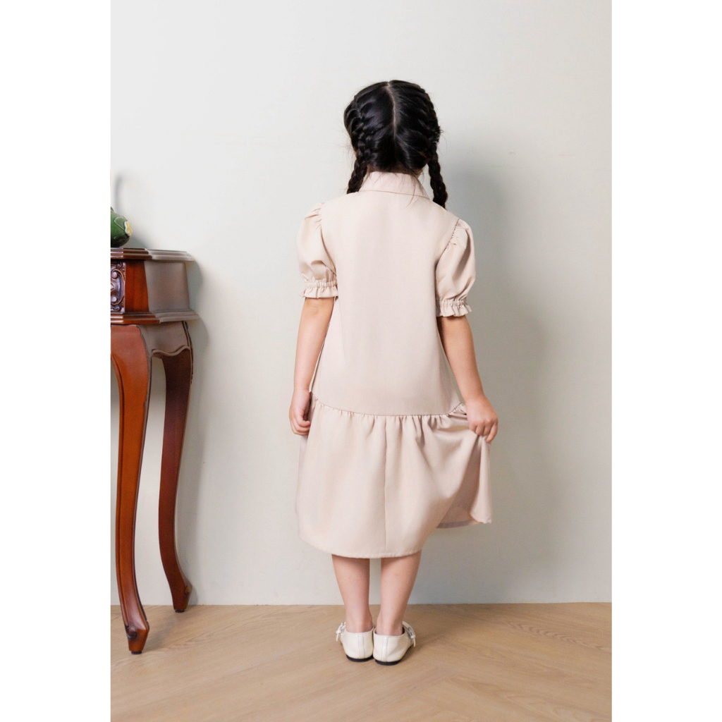 (LIMITED) Ayaco Mini Nuna Dress - Creme