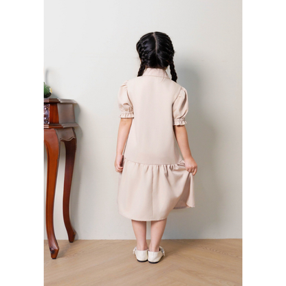 (LIMITED) Ayaco Mini Nuna Dress - Creme