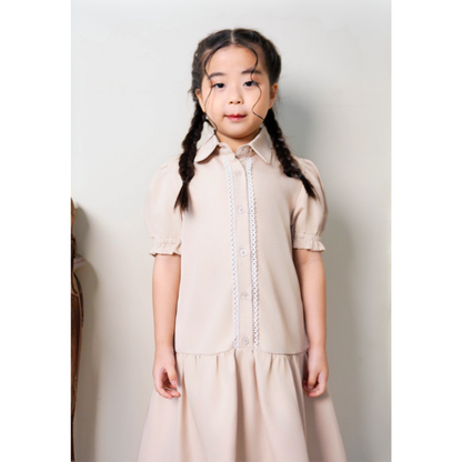 (LIMITED) Ayaco Mini Nuna Dress - Creme