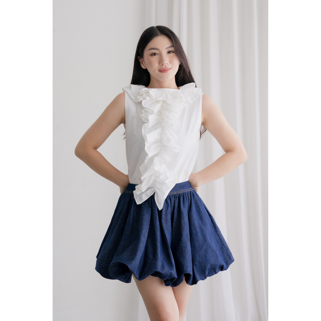 Ayaco Miori Ruffle Top