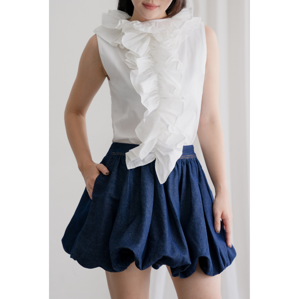 Ayaco Miori Ruffle Top