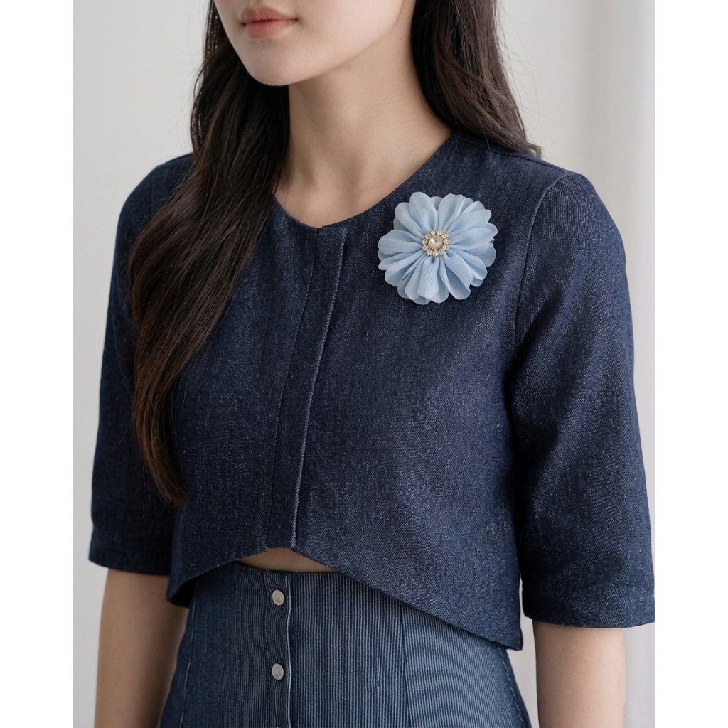 Ayaco Min Ji Denim Set