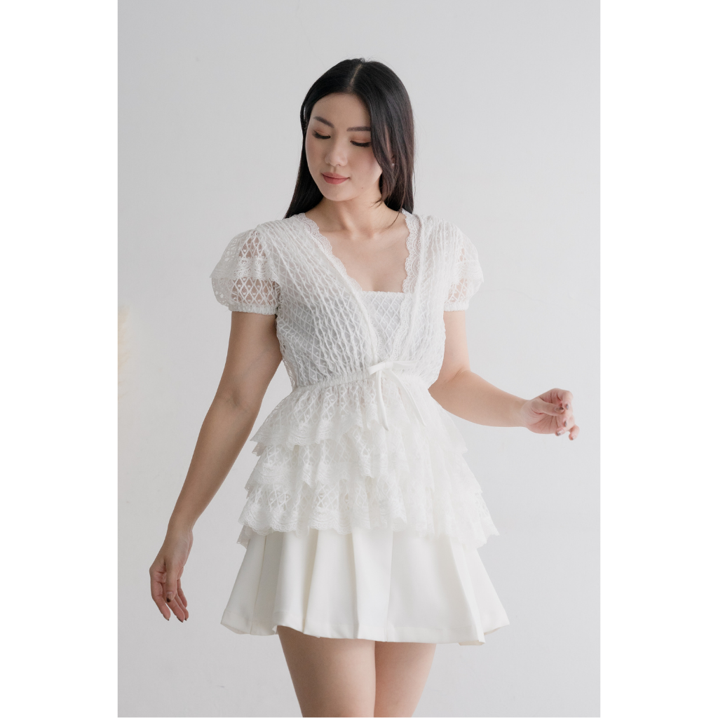 Ayaco Haru Lace Set (Top+Kyool Skort)