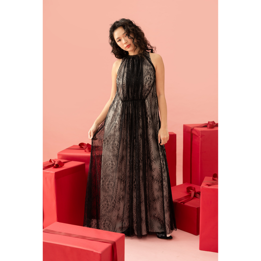 Ayaco Mi Soo Lace Maxi Dress