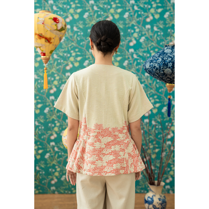 Ayaco Ning Ning Floral Top (Lemon)
