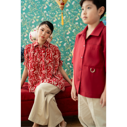Ayaco Ren Jun Floral Top