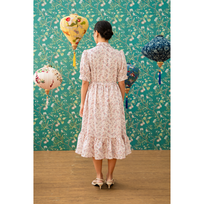 Ayaco Shu Hua Floral Dress (Blush)