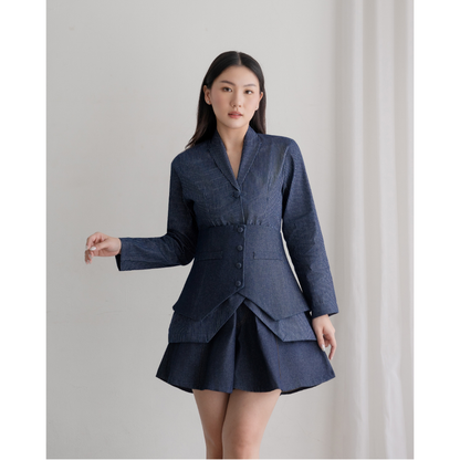 Ayaco E-Jae Denim Set (Blazer+Obi)