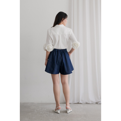 Ayaco Rose Shirt & I-Dle Denim Shorts (Top)