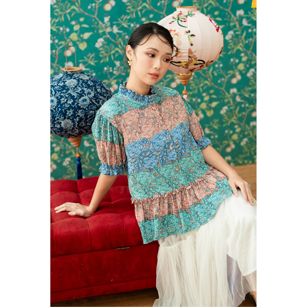 Ayaco Win Win Floral Top