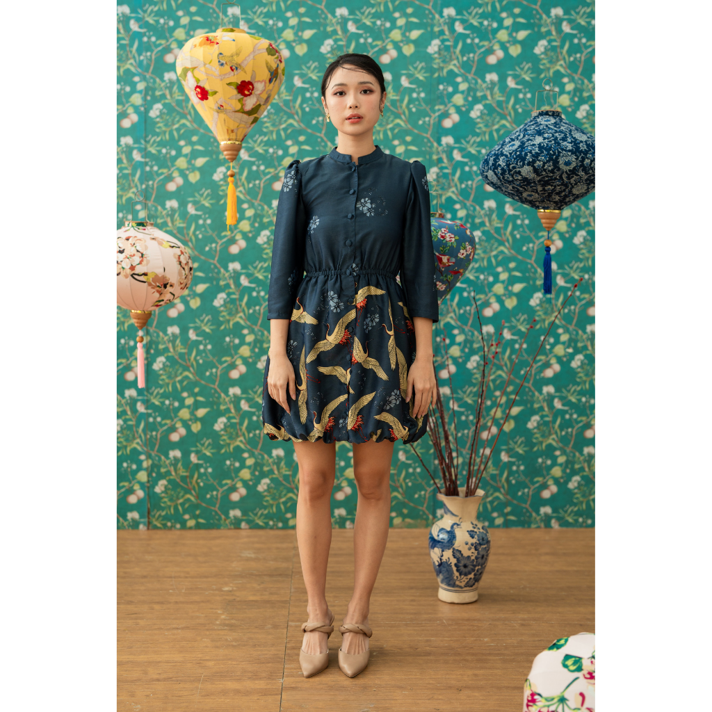 Ayaco Xing Fu Mini Dress
