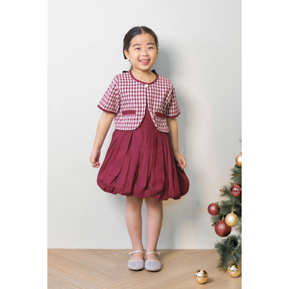 Ayaco Mini Ruby Dress (Bolero Size 6-Size 8)