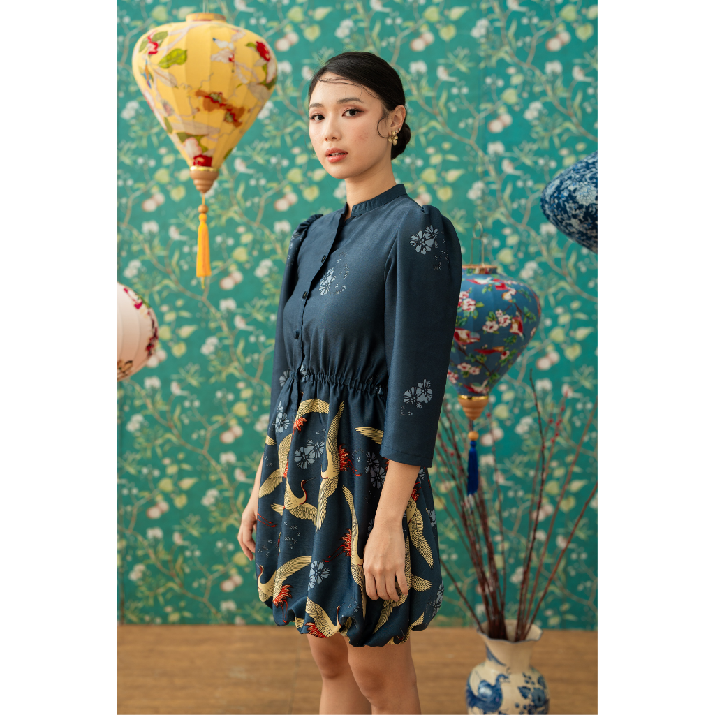 Ayaco Xing Fu Mini Dress