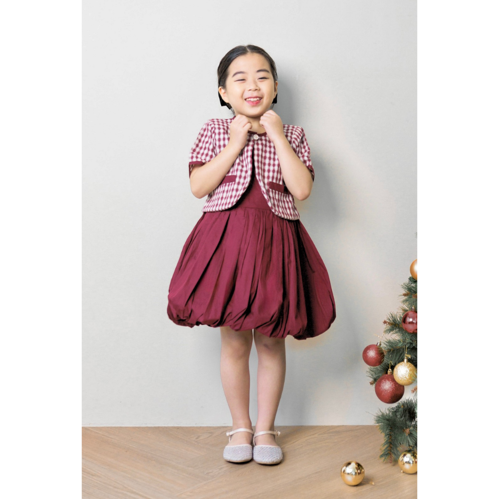 Ayaco Mini Ruby Dress (Bolero Size 6-Size 8)
