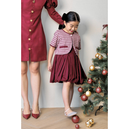 Ayaco Mini Ruby Dress (Bolero Size 6-Size 8)