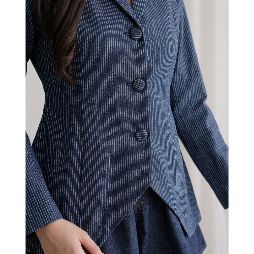 Ayaco E-Jae Denim Set (Blazer+Obi)