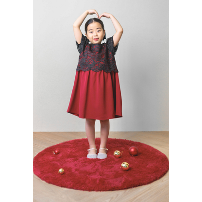 (LIMITED) Ayaco Mini Rosy Dress in Wine