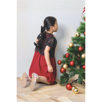 (LIMITED) Ayaco Mini Rosy Dress in Wine