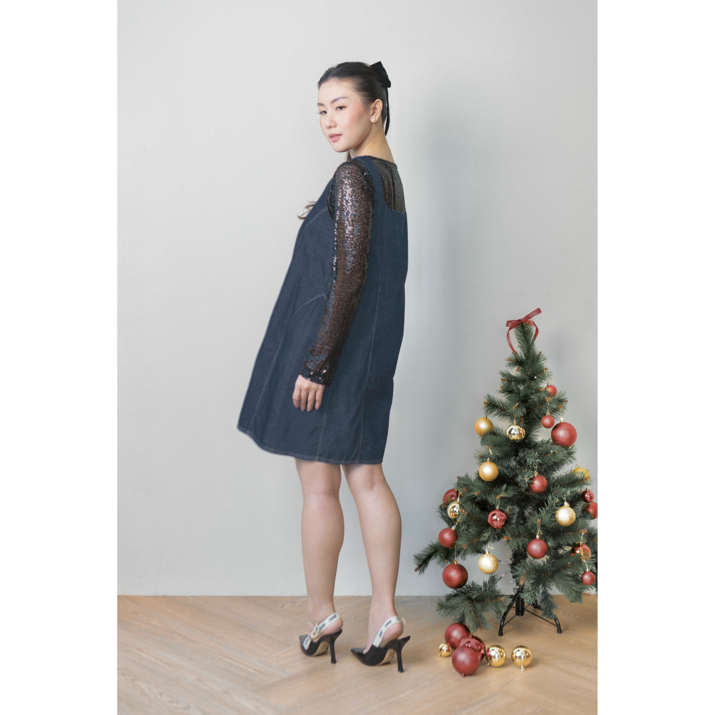 Ayaco Niki Denim Set (Dress)