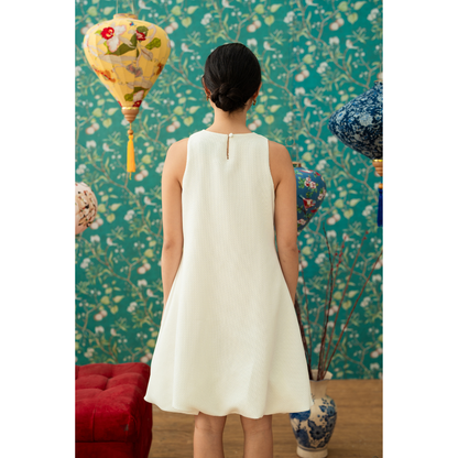 Ayaco Yi Ren Tweed Balloon Dress