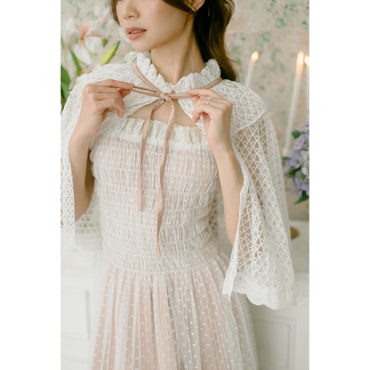 Ayaco Ye Ri Lace Midi Dress