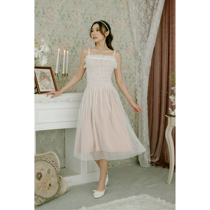 Ayaco Ye Ri Lace Midi Dress