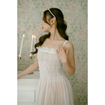 Ayaco Ye Ri Lace Midi Dress