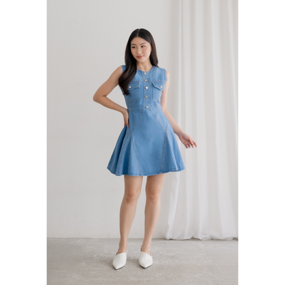 Ayaco Meovv Denim Mini Dress
