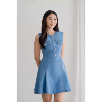 Ayaco Meovv Denim Mini Dress