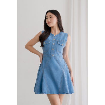 Ayaco Meovv Denim Mini Dress