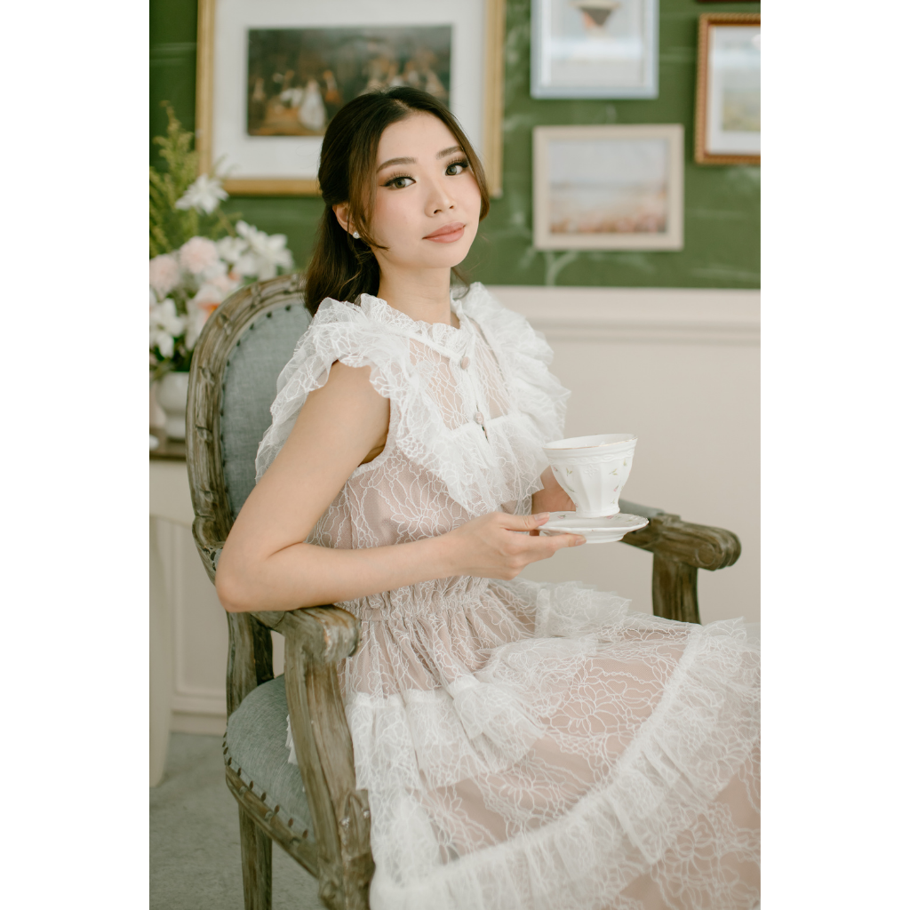 Ayaco Bundle Lulu Lace Dress + Mini Lulu Lace Dress