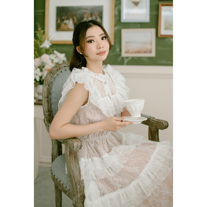 Ayaco Bundle Lulu Lace Dress + Mini Lulu Lace Dress