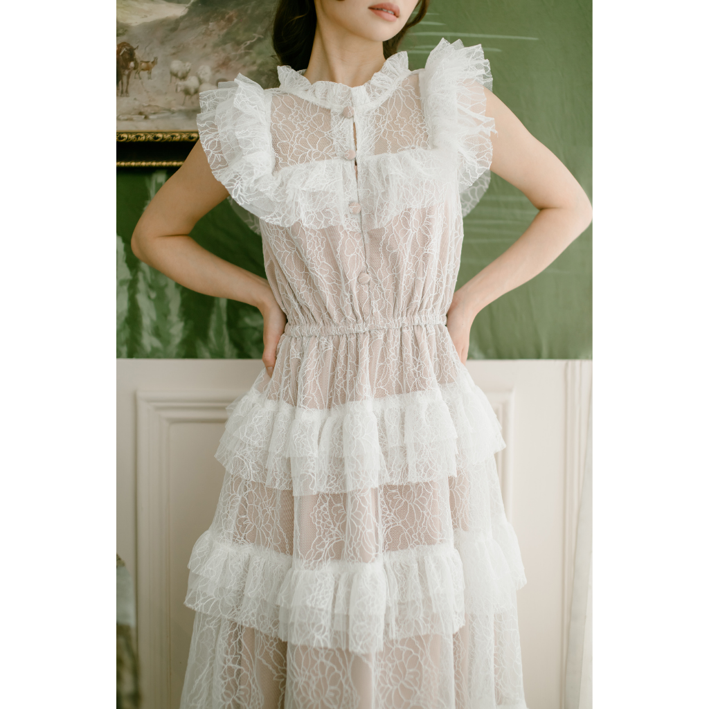 Ayaco Bundle Lulu Lace Dress + Mini Lulu Lace Dress
