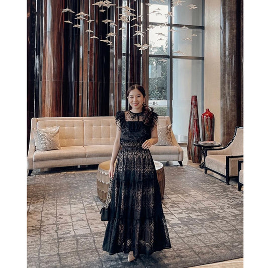 Ayaco Hanni Maxi Dress (Black)