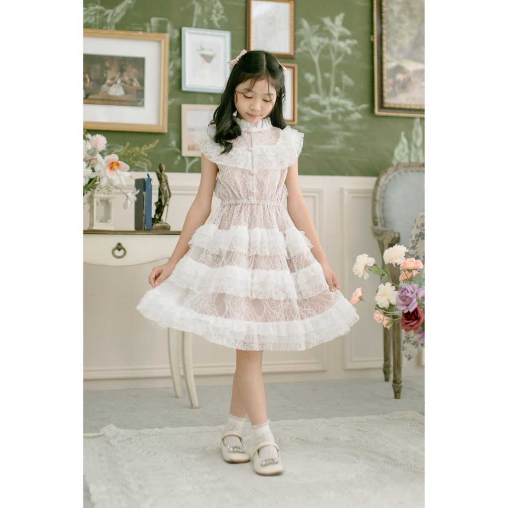 Ayaco Bundle Lulu Lace Dress + Mini Lulu Lace Dress