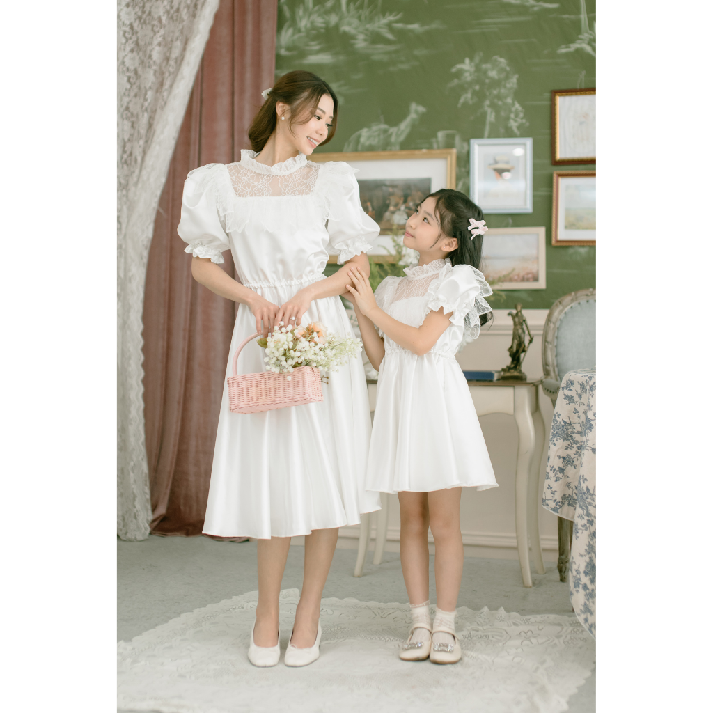 Ayaco Bundle Ella Lace Dress + Mini Ella Lace Dress