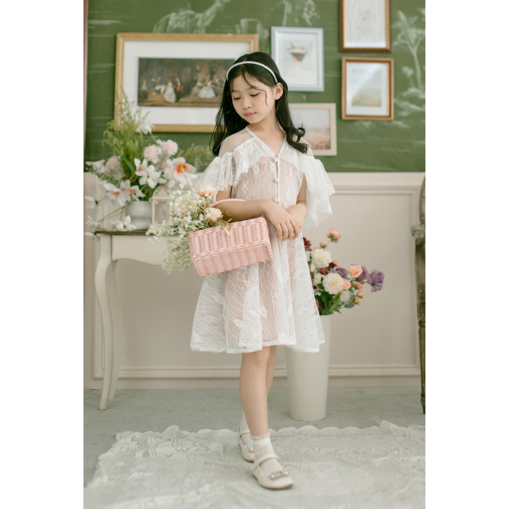 Ayaco Mini Dae Gu Lace Dress