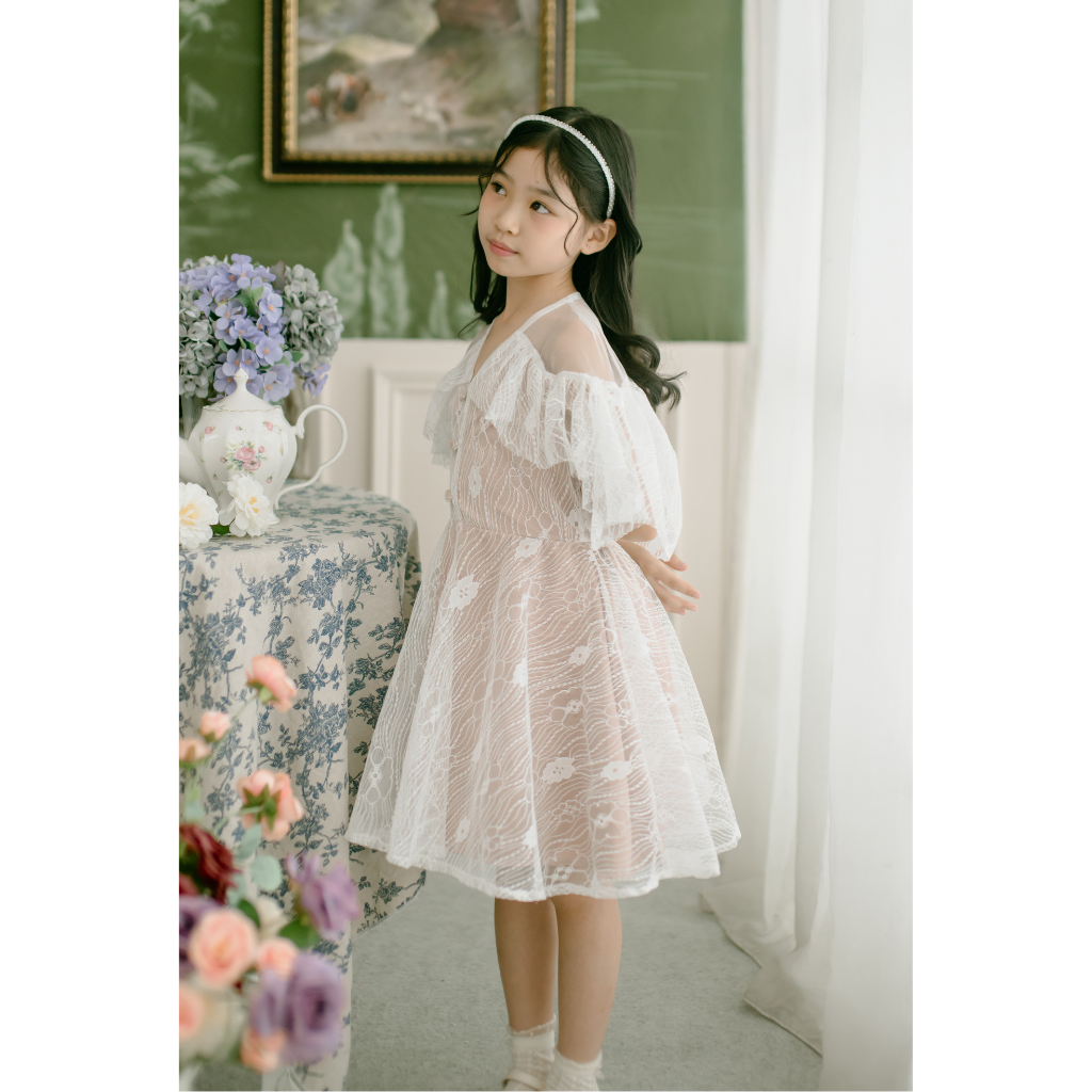 Ayaco Mini Dae Gu Lace Dress
