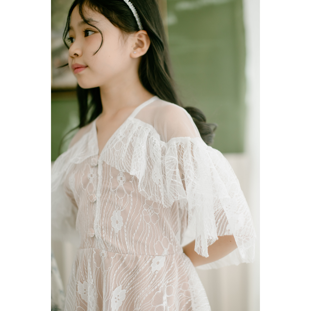 Ayaco Mini Dae Gu Lace Dress