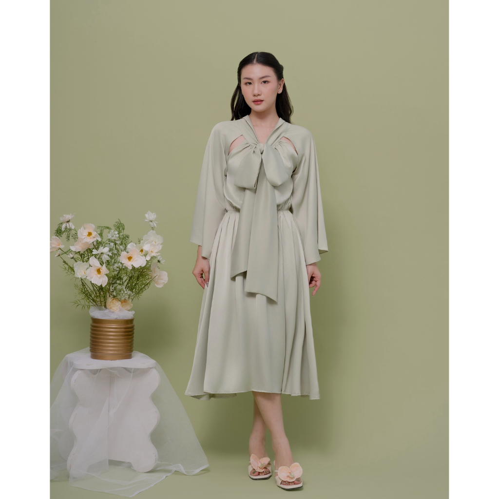 Ayaco Jade Bow Dress
