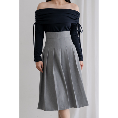 Ayaco Soo Bin Off-Shoulder Top & Midi Skirt (Top)